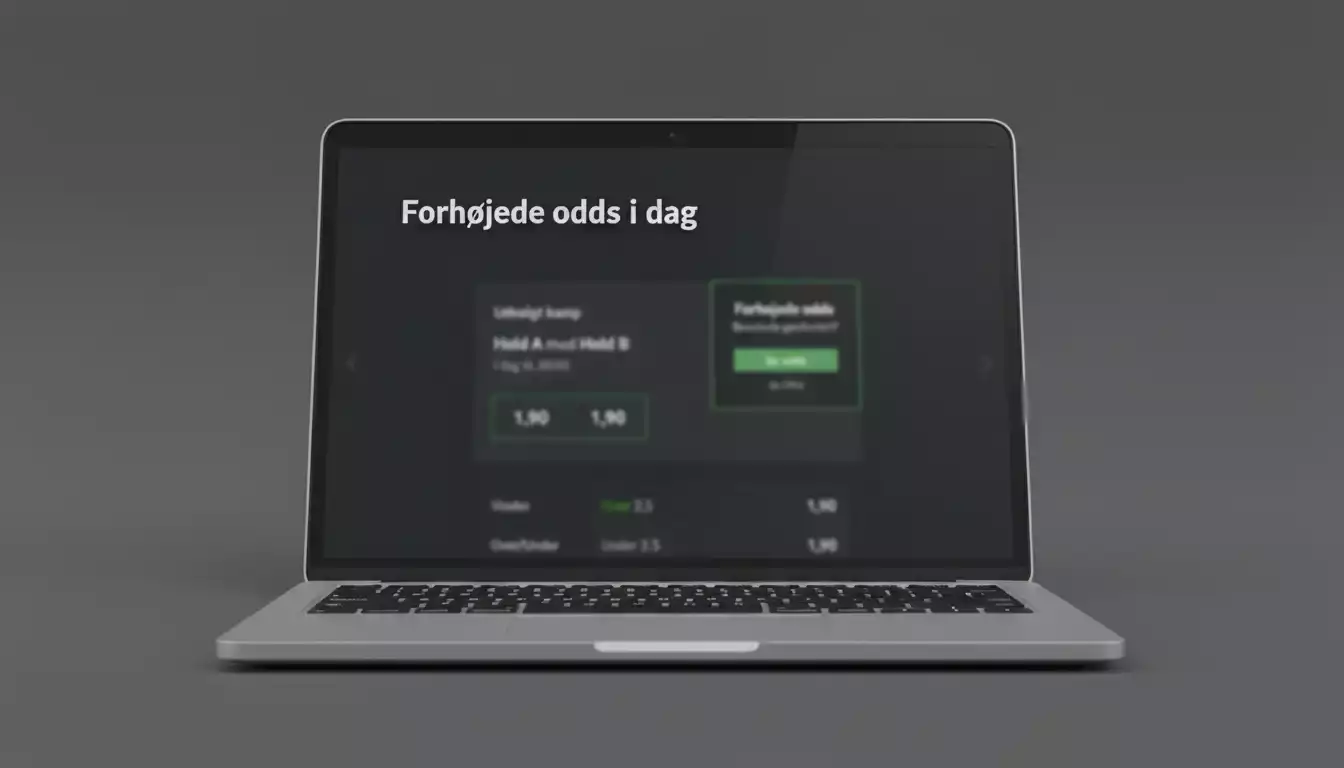 Forhøjede odds-kampagne på dansk bookmaker med markeret kurs-forhøjelse